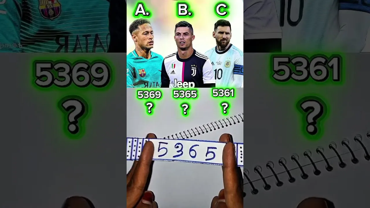 Choisissez un bon joueur Ronaldo Neymar et Lionel Messi ? part103 #shorts #usashorts #ronaldo #drôle