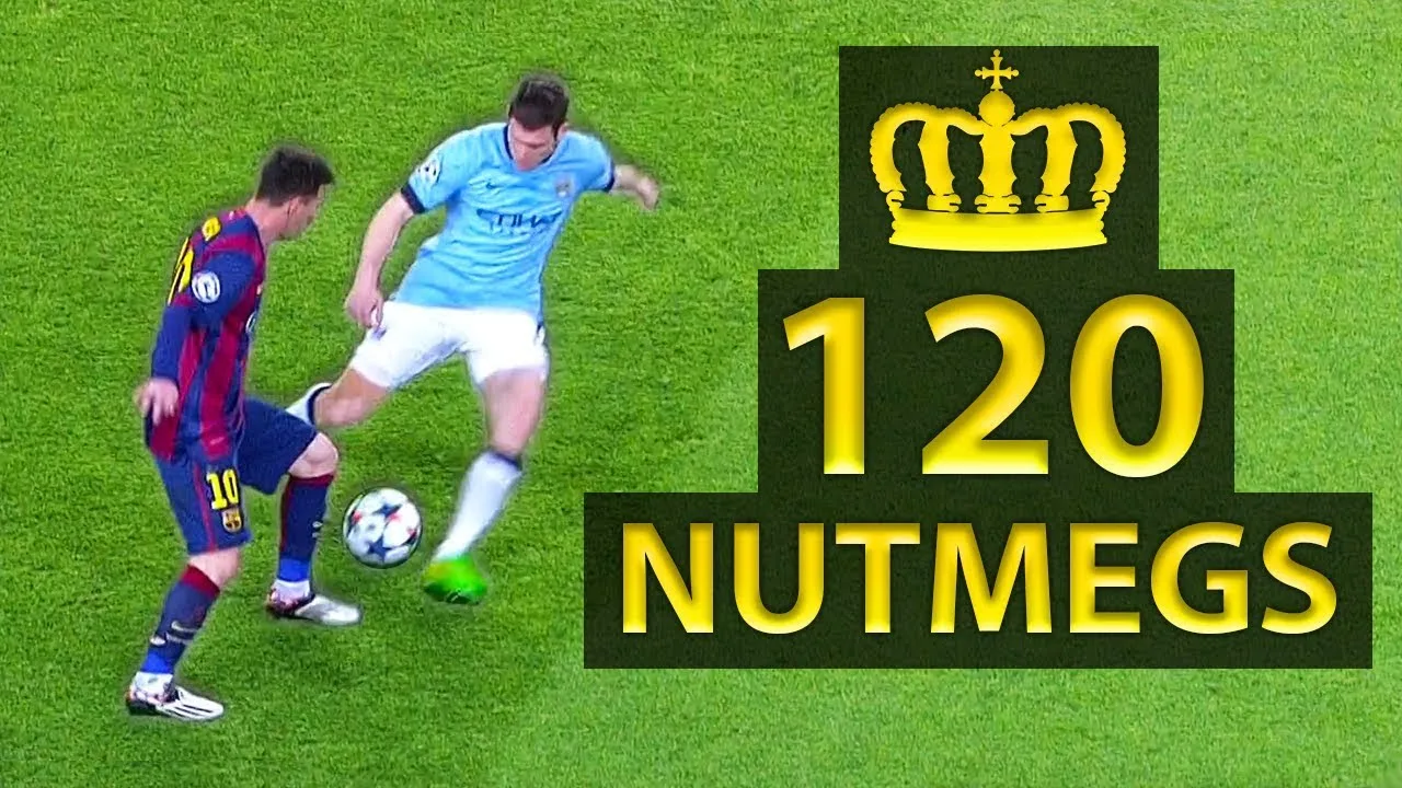 120 INSANE Nutmegs by Lionel Messi • The Nutmeg KING!