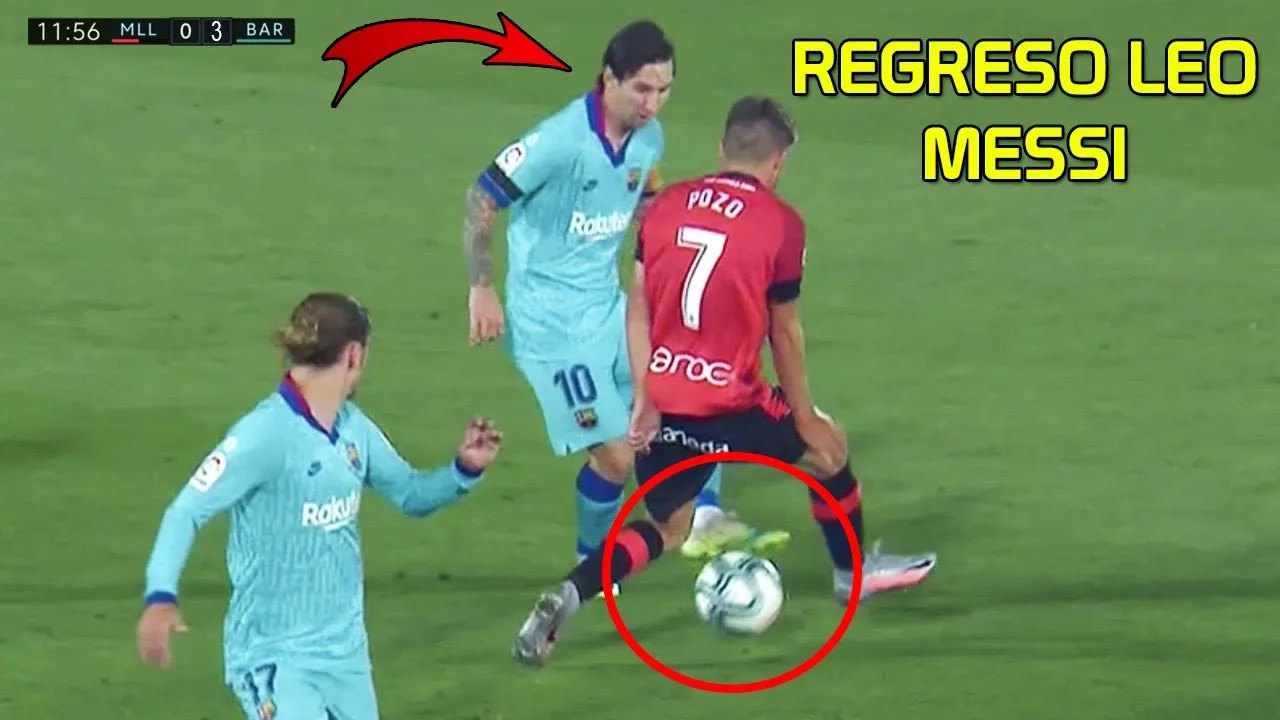 Mallorca 0-4 Barcelona GOLAZO de LEO MESSI Liga Española