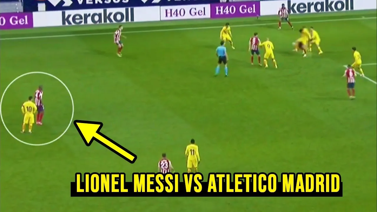 Look what Lionel Messi Did During the Match vs Atletico