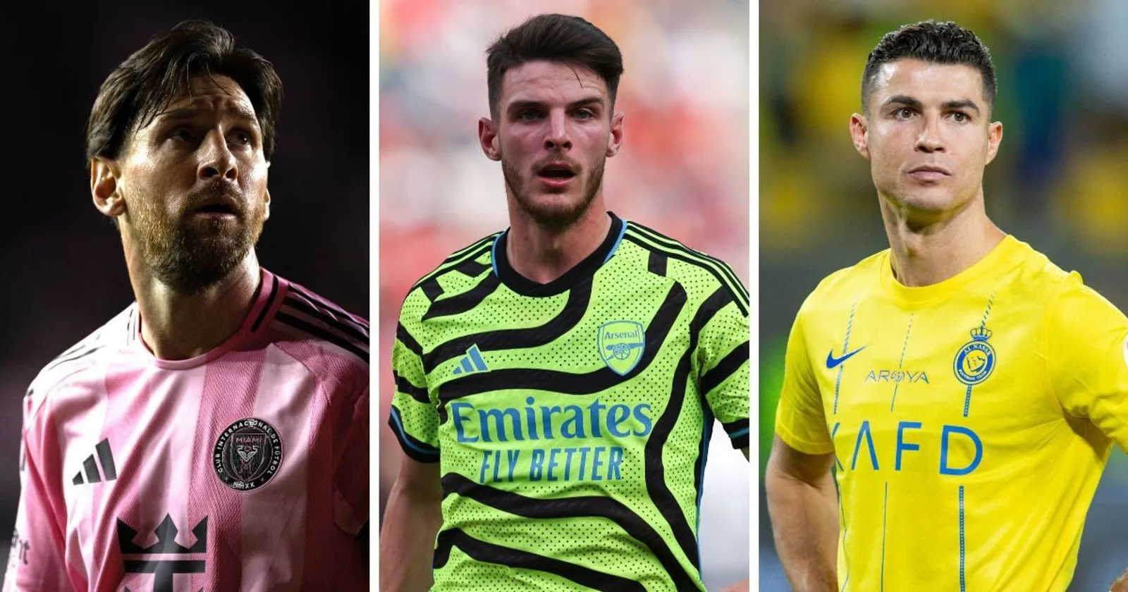 Lionel Messi ou Cristiano Ronaldo? Quand la star d’Arsenal Declan Rice a fait son choix