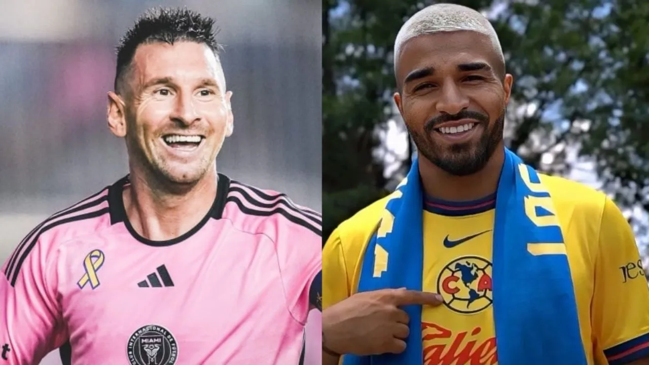 Les fans des Rayados COMPARENT Rodrigo Aguirre avec Lionel Messi