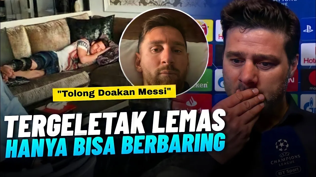 KONDISI MESSI SEKARANG  Beginilah Komentar Pochettino Usai