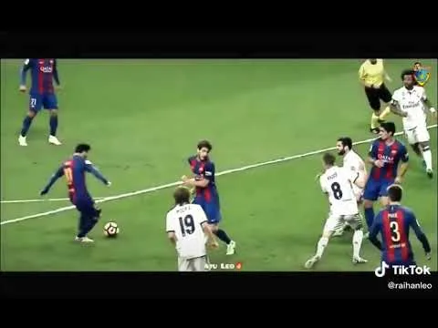 Lionel messi goal against real madrid||With lucifer song