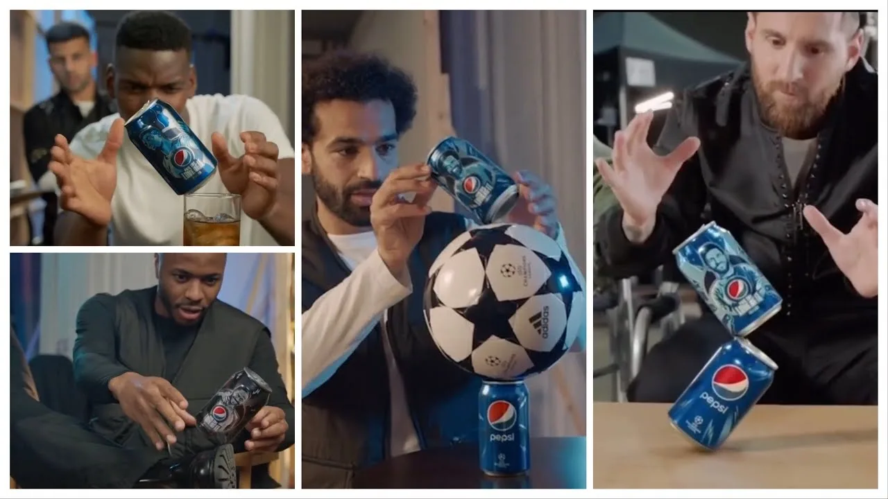 Lionel Messi & mo salah & paul pogba and raheem