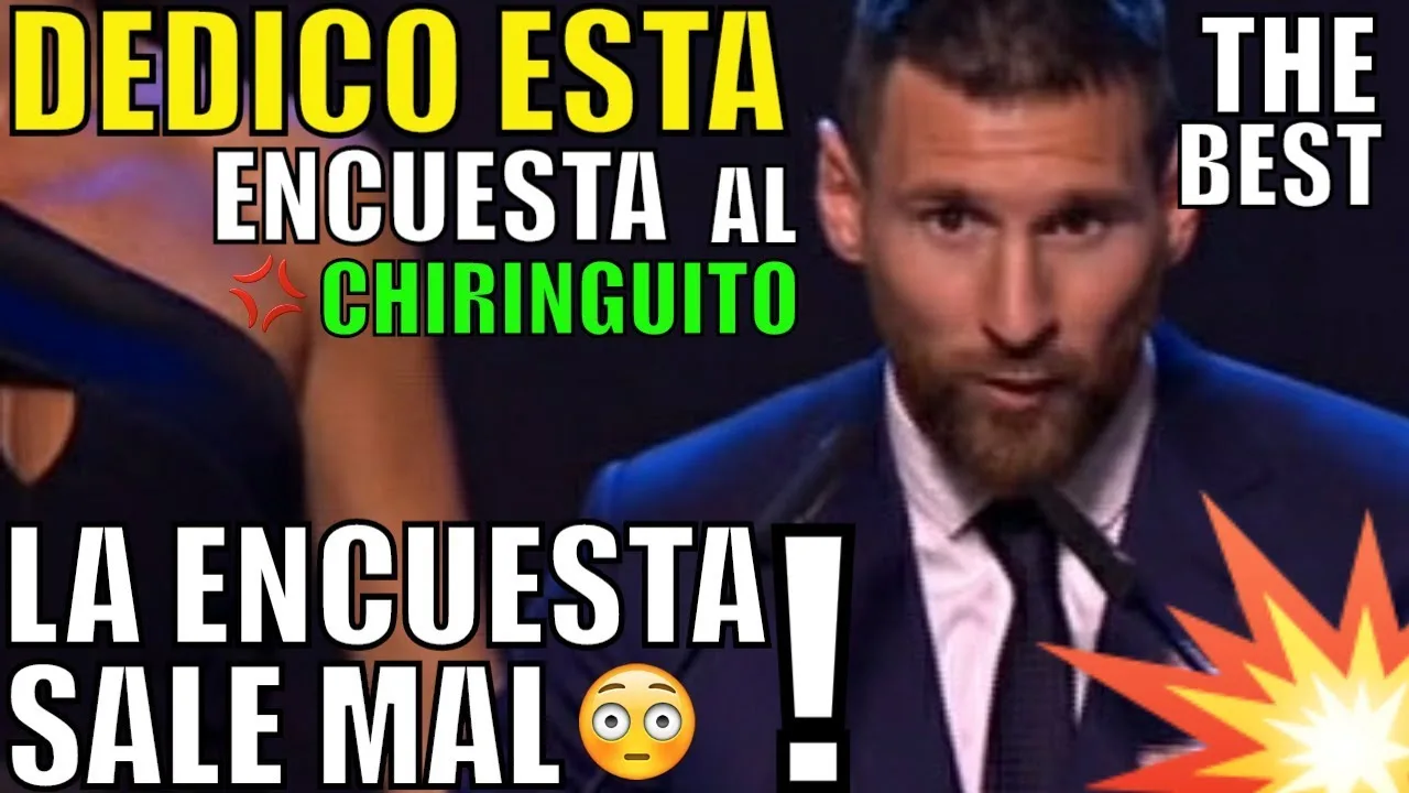 Leo MESSI RIDICULIZA AL CHIRINGUITO!! LA ENCUESTA SALE