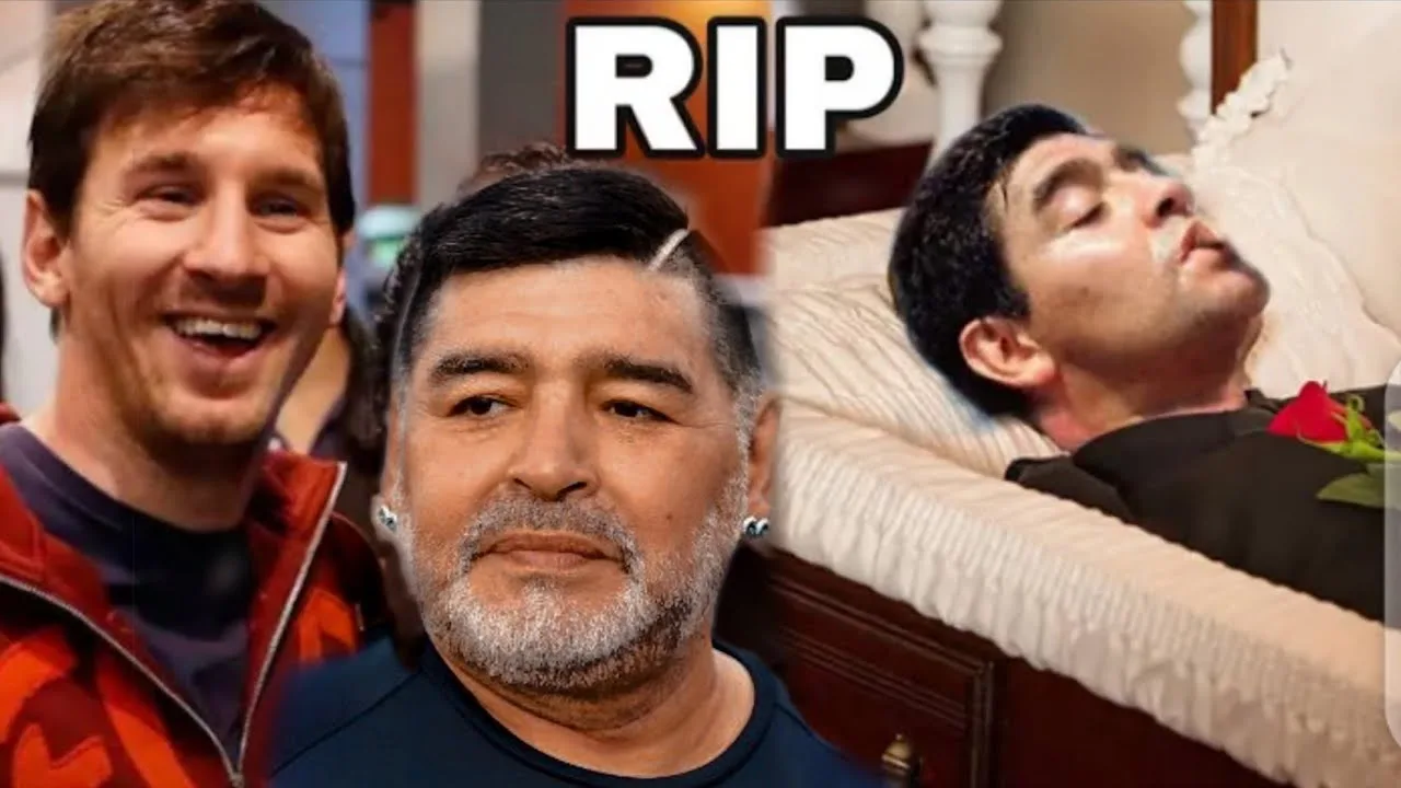 Diego Maradona Death! Leo Messi Ronaldo & other World