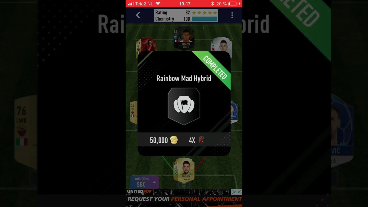 Pacybits Fut 18 Pack: Lionel Messi All Star SBC Rainbow Mad