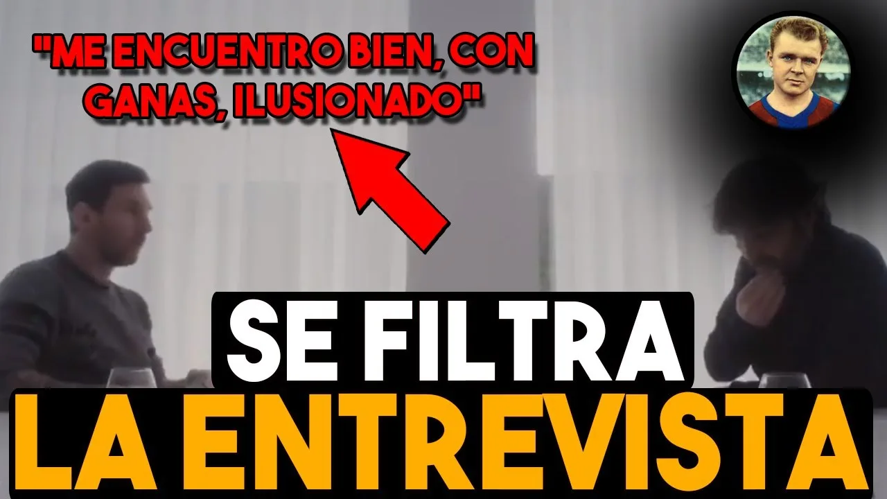 Se FILTRA la entrevista de MESSI con Jordi Évole🤐😱