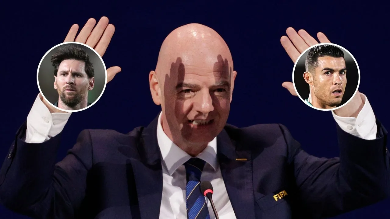 Infantino décoche le débat sur qui est meilleur entre Lionel Messi et Cristiano Ronaldo: « Si vous êtes un amoureux du football, vous pensez comme ça »