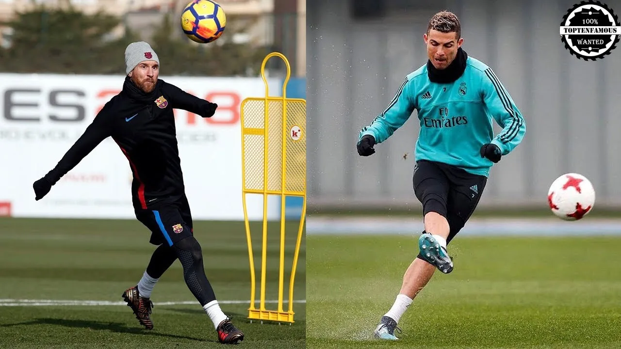 Cristiano Ronaldo Training vs Lionel Messi Training ★ 2018