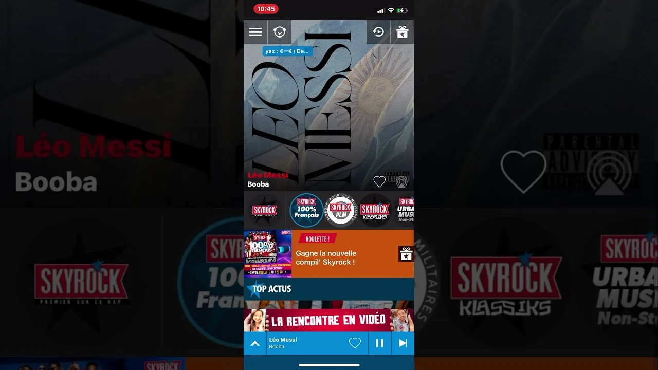 ￼Booba Léo Messi version Skyrock ￼