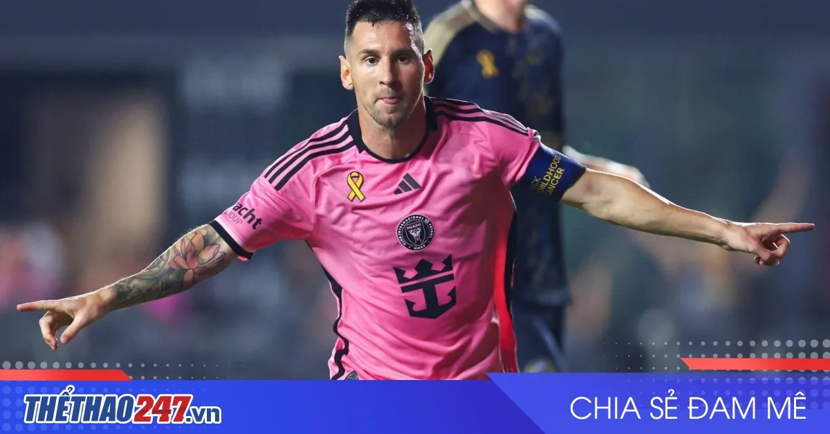 Lionel Messi continue de faire sensation en MLS