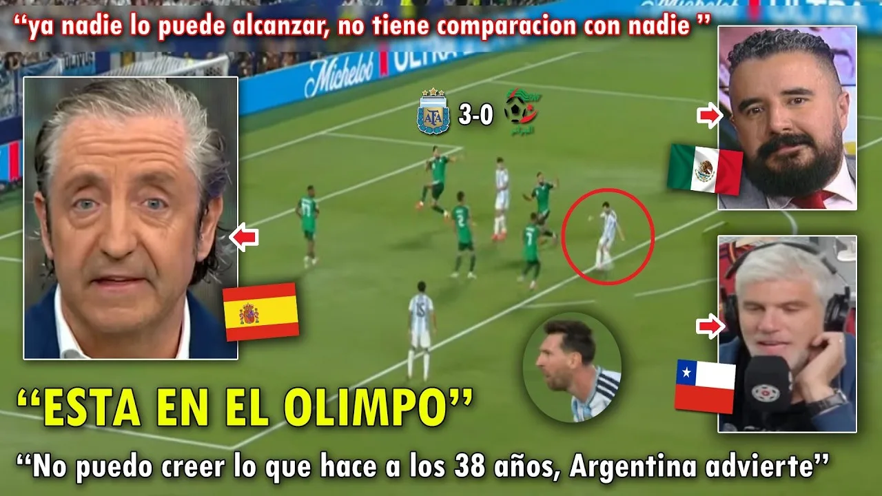 « MESSI FOREVER » LES JOURNALISTES ESPAGNOLS ET MONDIAUX SE RENDENT APRÈS LE TOUR DU HAT DE LIONEL MESSI AUJOURD’HUI