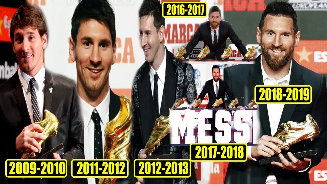 ¡OFICIAL! LEO MESSI RECIBE SU SEXTA BOTA DE ORO DE MANOS DE