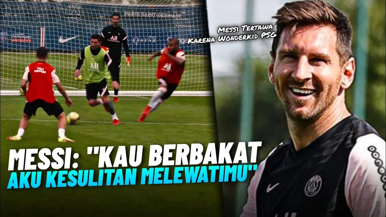 MESSI MAIN DI PSG  Lihat Cara Lionel Messi Berikan Ilmunya