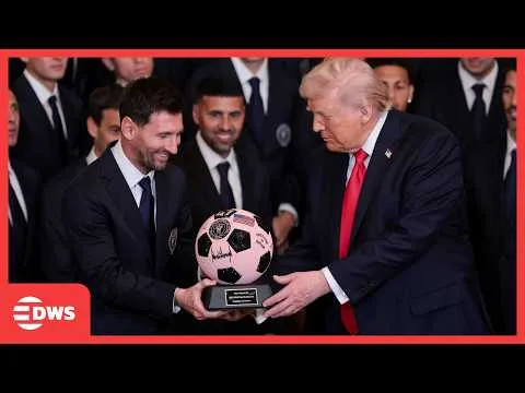 CÉRÉMONIE COMPLÈTE : Trump accueille Lionel Messi et l’Inter Miami à la Maison Blanche | AC1Z
