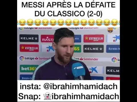 Leo Messi aprè match la kap pale