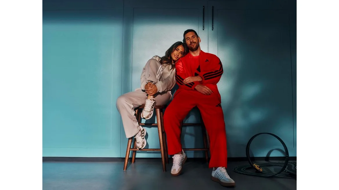 Football Family, Lionel Messi et Antonela Roccuzzo lancent la toute nouvelle collection adidas Essentials
