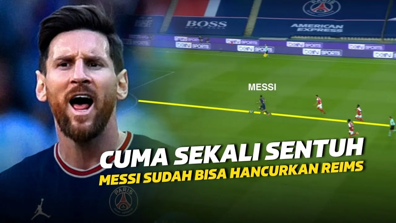 DEBUT GACOR MESSI DI PSG Lihat Solo Run Lionel Messi Saat
