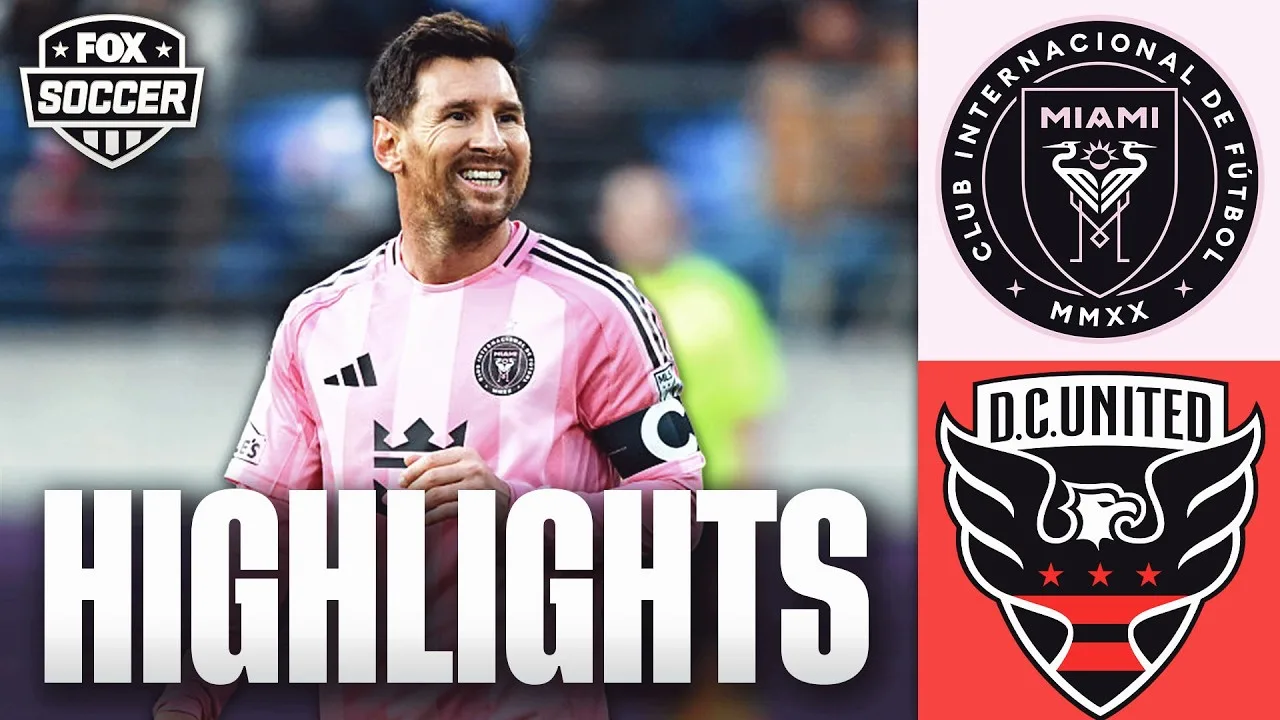 Lionel Messi et Inter Miami contre DC United ⚽ FOX SOCCER