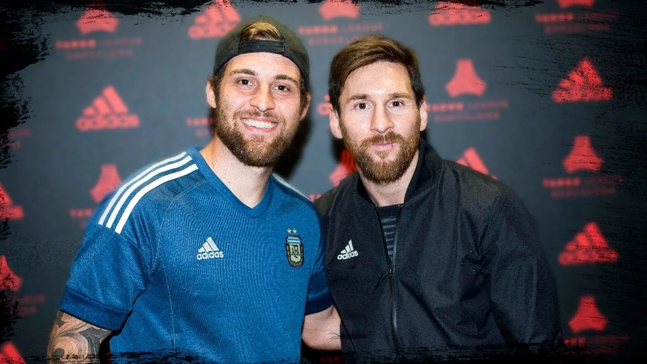 Leo Messi & GuidoFTO (Partido de Fútbol, Caños &