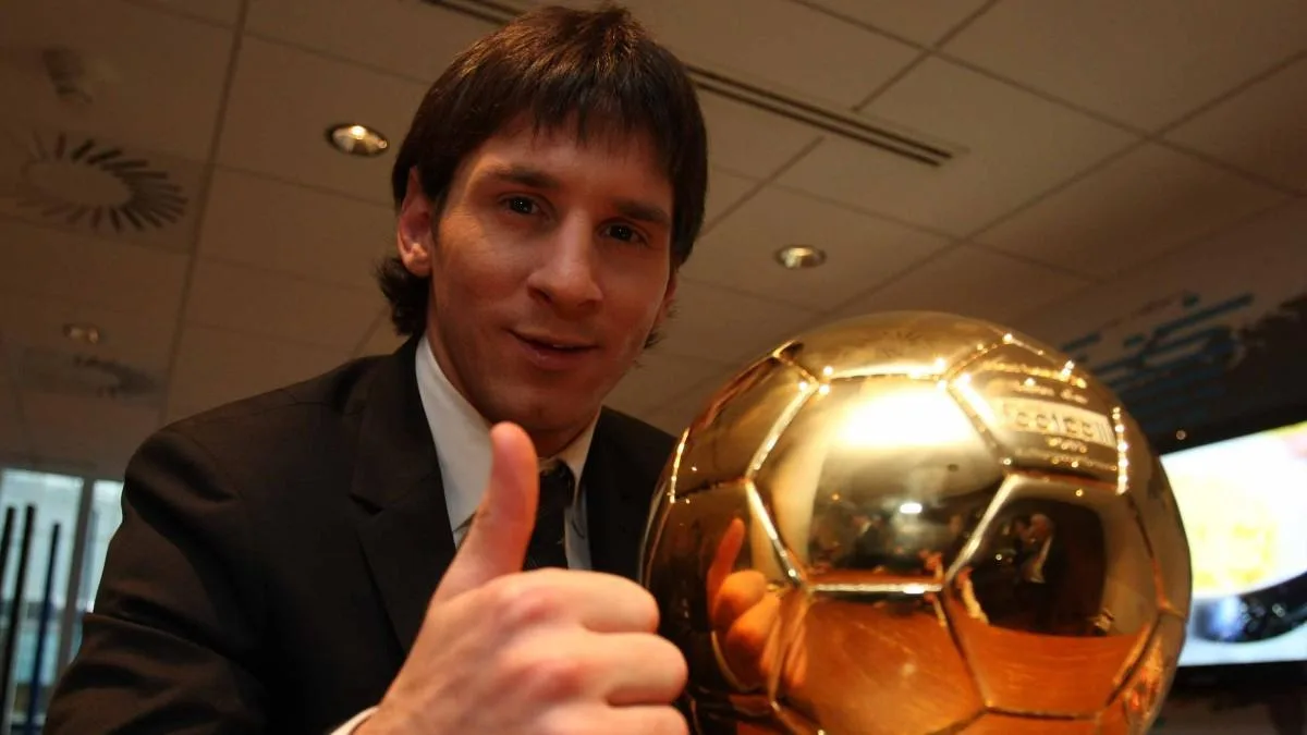 Leo Messi a remporté son premier Ballon d’Or en 2009