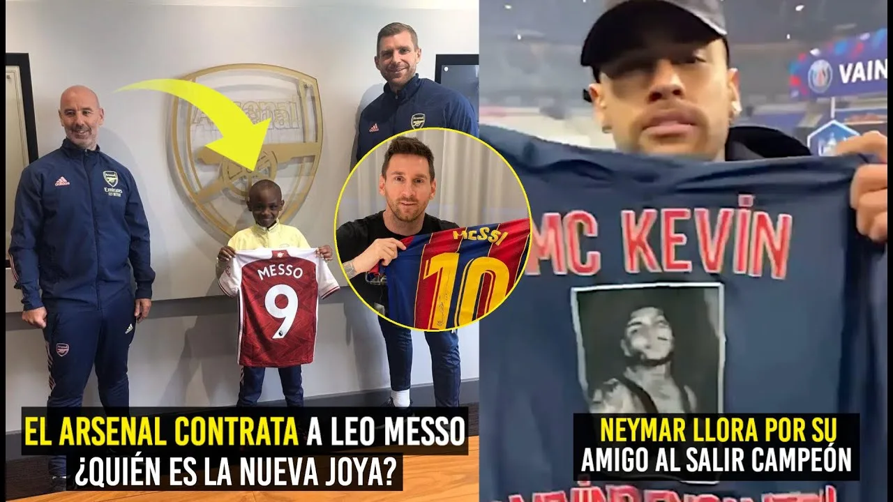 LEO MESSO EL NIÑO DE 10 AÑOS CONTRATADO POR EL ARSENAL,