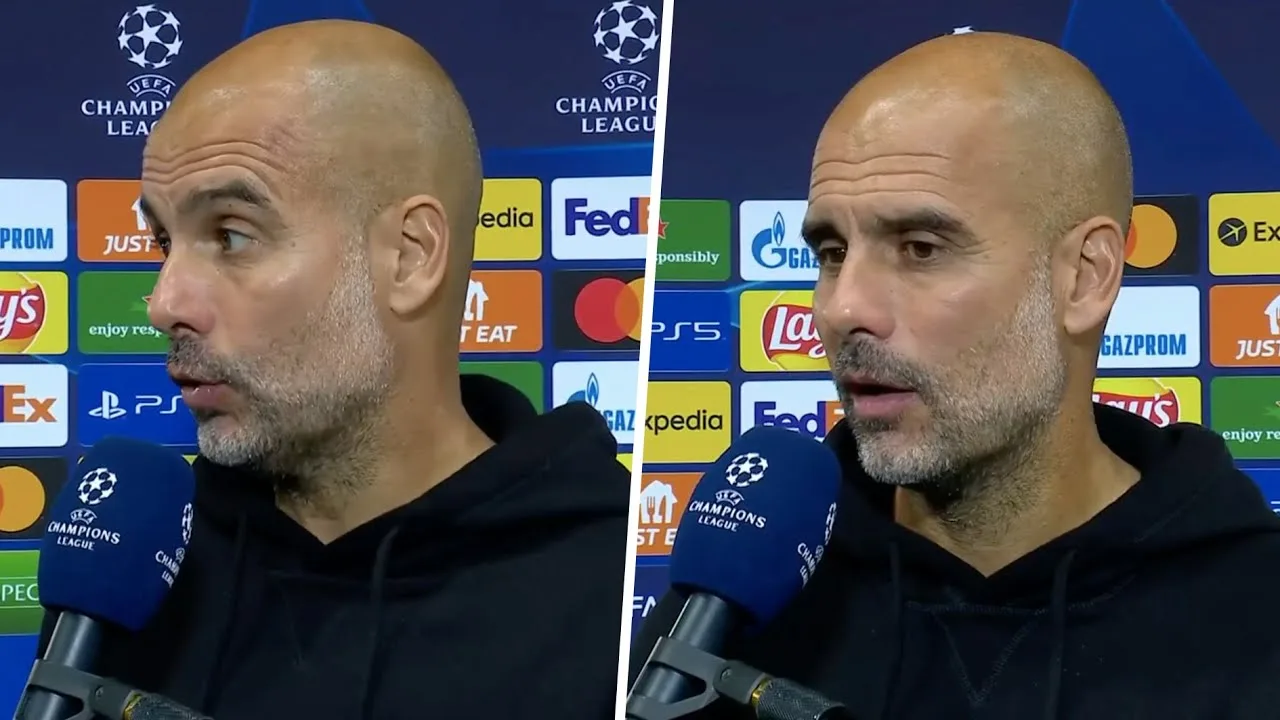 "Messi's goal was fantastic." Pep Guardiola