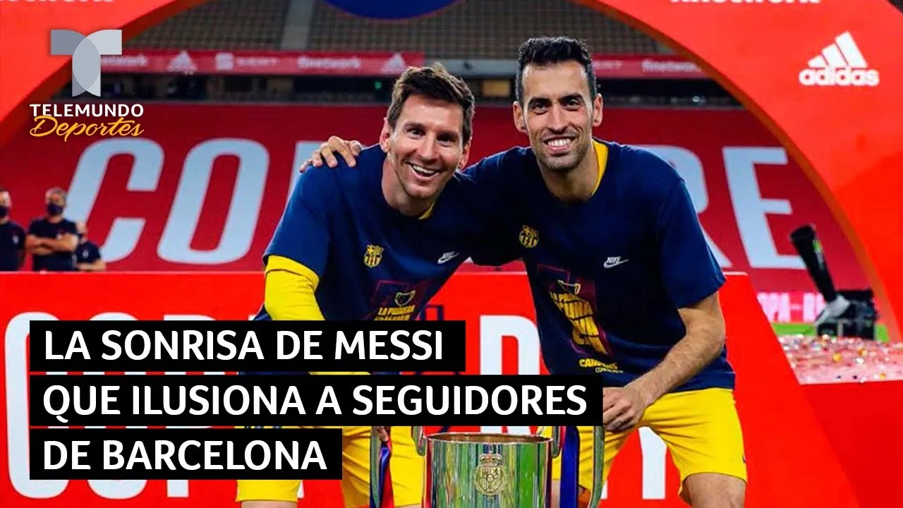 La sonrisa de Lionel Messi que ilusiona a seguidores de