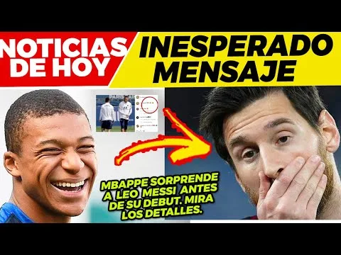 MBAPPÉ SORPRENDE con LEO MESSI ¿ CR7 DESTROZA a MESSI ?
