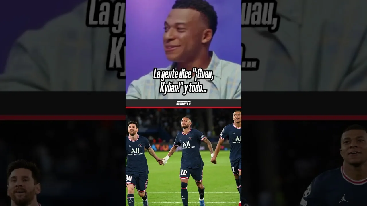 « MESSI Y NEYMAR »: los mejores para Kylian Mbappé | 📹 @TheBridgeShow | #Shorts