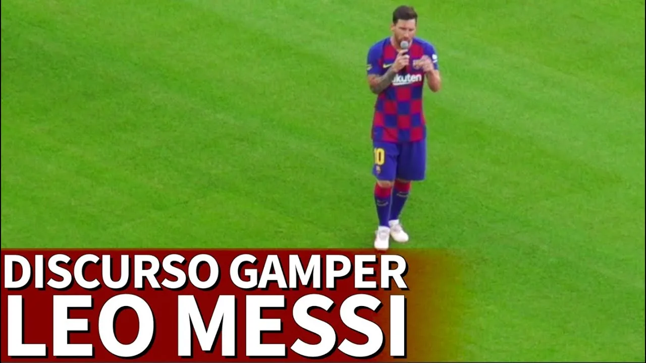 ¿Quién dijo miedo? El órdago de Messi en su discurso del