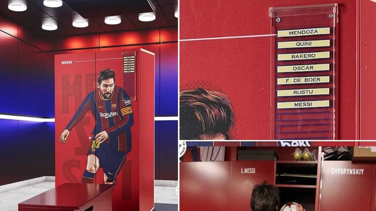 Le casier emblématique de Barcelone de Lionel Messi mis aux enchères, le prix commence à 350 000 USD