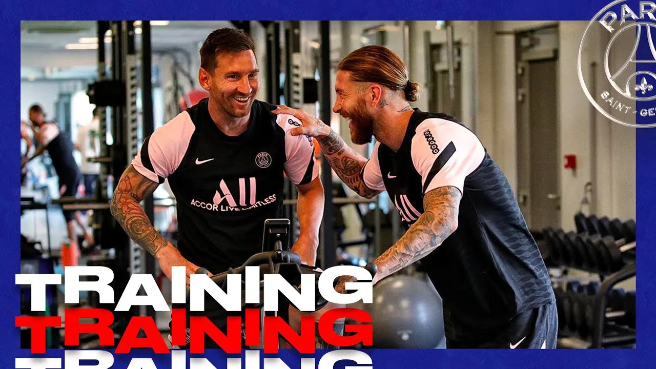 #LEOMESSI: First steps and first training at the Ooredoo