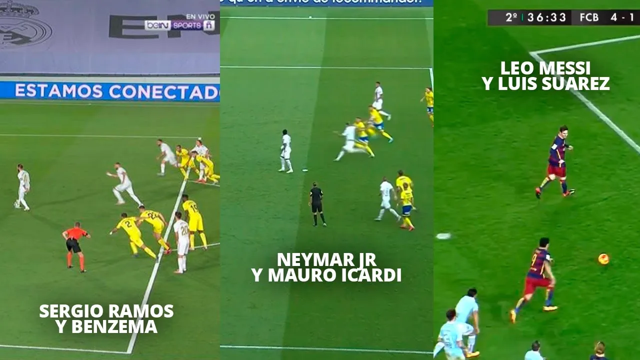 Quisieron imitar el penal de Leo Messi y Luis Suarez pero