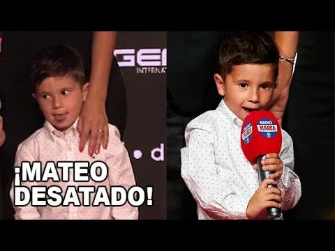 El SHOW DE MATEO MESSI durante la entrega de LA SEXTA BOTA