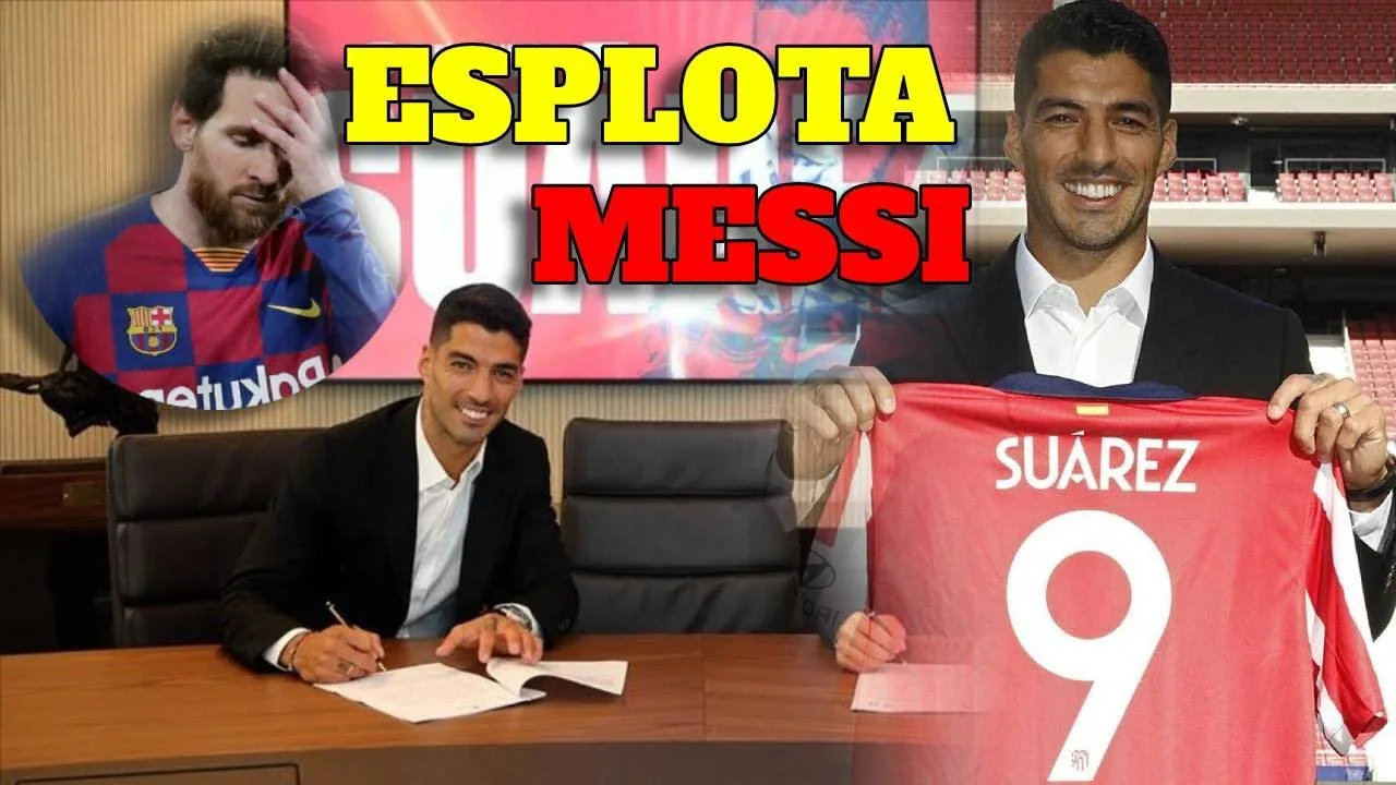 Explota Leo Messi, Suárez nuevo jugador del Atlético de