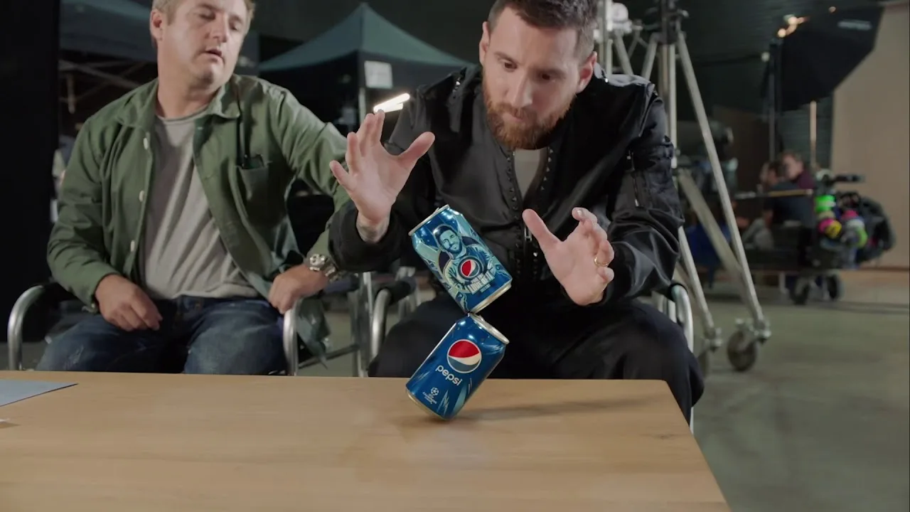 Pepsi Can Balance Challenge – Leo Messi