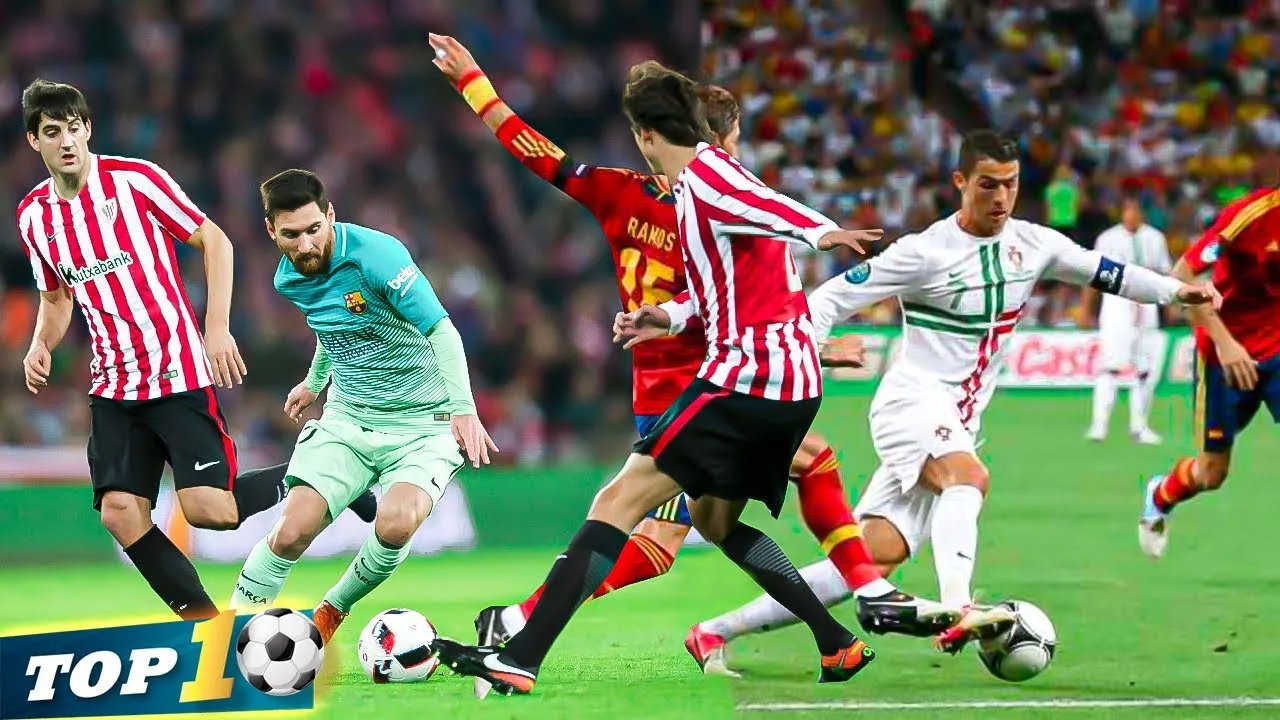 Cristiano Ronaldo vs Lionel Messi – Dribbling & Skill