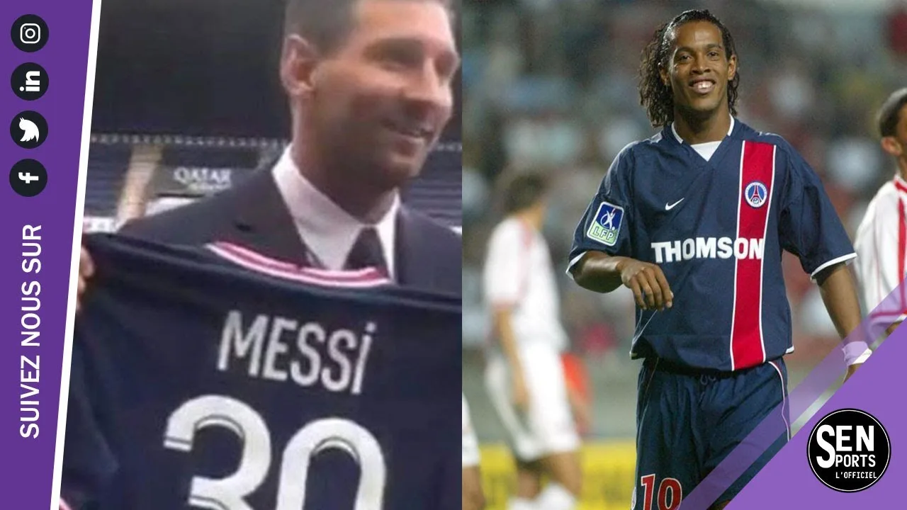 Le nouveau numéro de Lionel Messi, Le message de Ronaldinho
