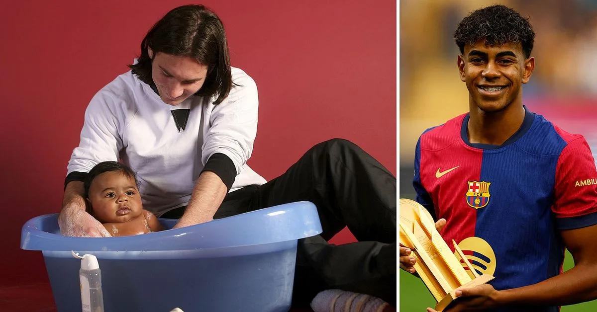 Football : L’histoire derrière l’image emblématique de Lionel Messi et du bébé Lamine Yamal : « Beaucoup pensaient que c’était l’IA »