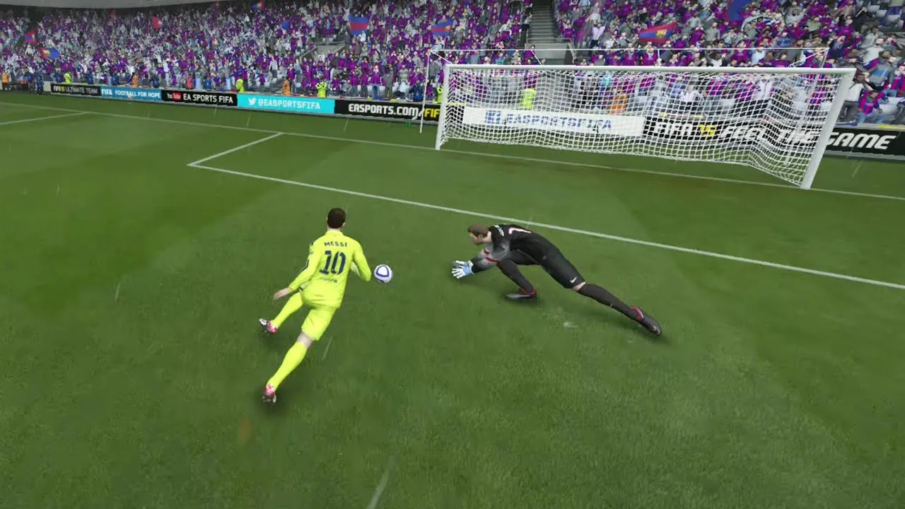 Messi fail to score!!!! (FIFA15) – "i love