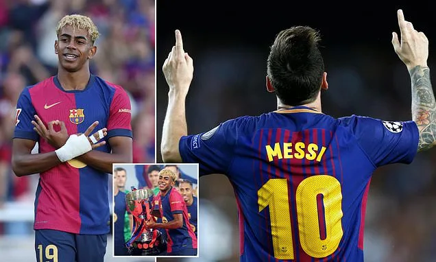 Lamimine Yamal » set pour prendre la chemise emblématique n ° 10 de Lionel Messi à Barcelone après avoir signé New Deal