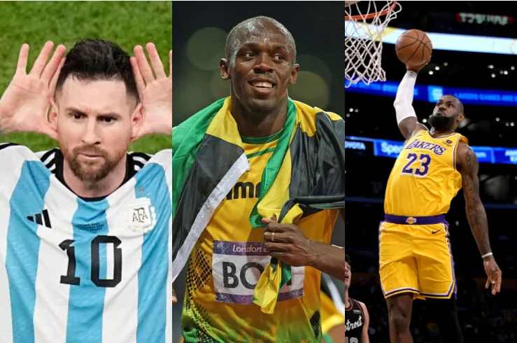 Où se classent Lionel Messi, Lebron James, Usain Bolt et d’autres stars du sport ?