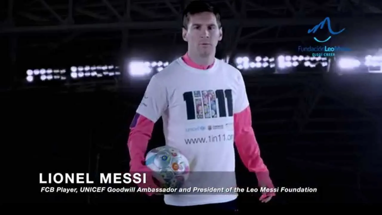 Lionel Messi and Serena Williams launch the #1in11 campaign