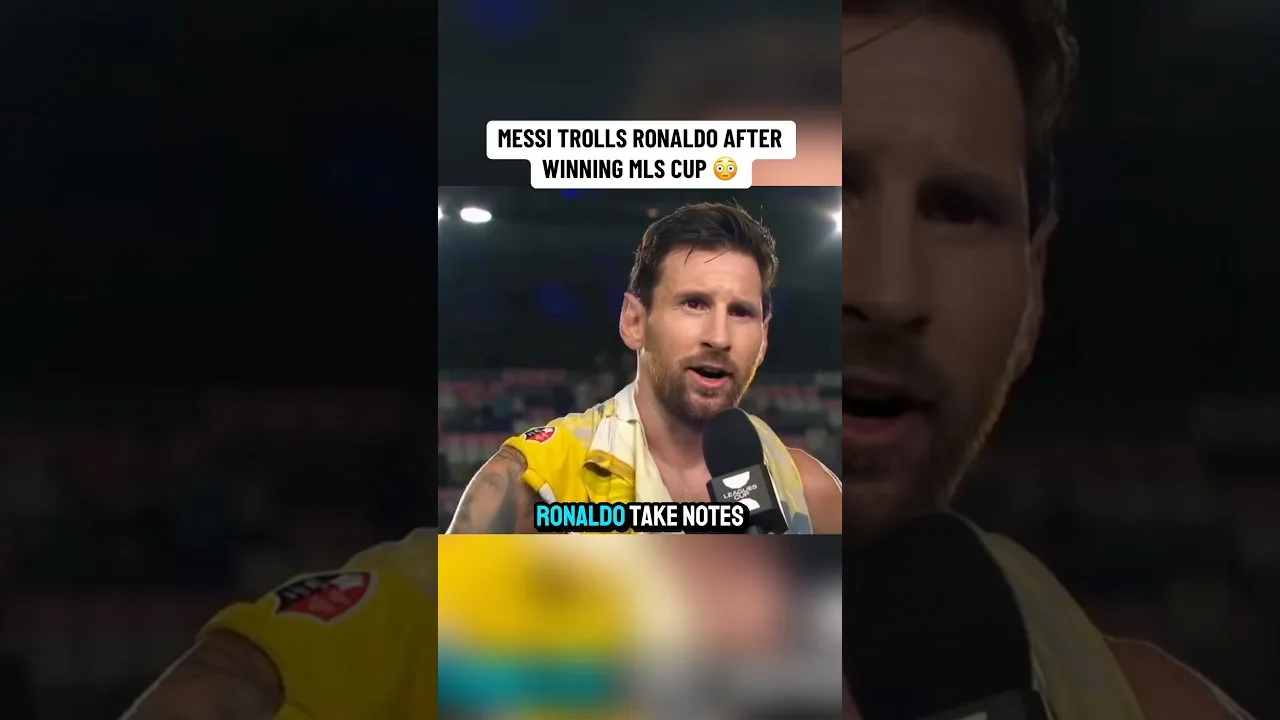 « Ronaldo ne sera jamais comme moi » – Interview d’après-match de Lionel Messi après avoir remporté la Coupe MLS