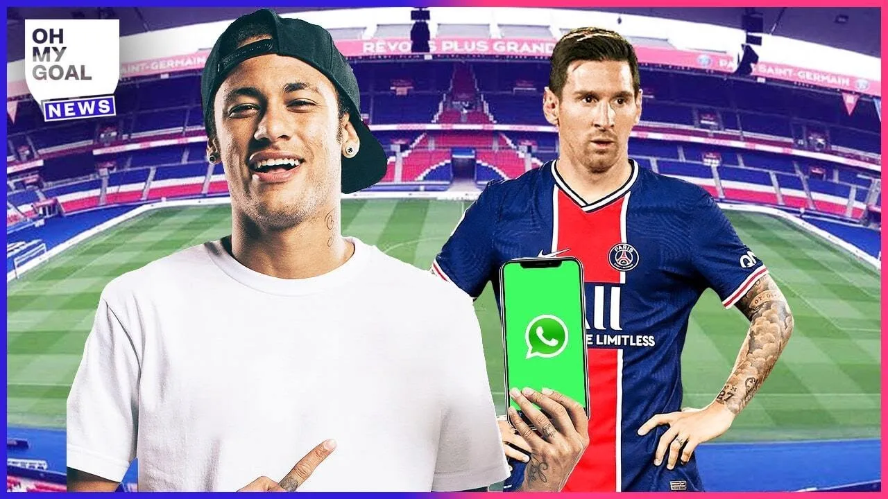 Le groupe WhatsApp créé par Neymar pour attirer Leo Messi au