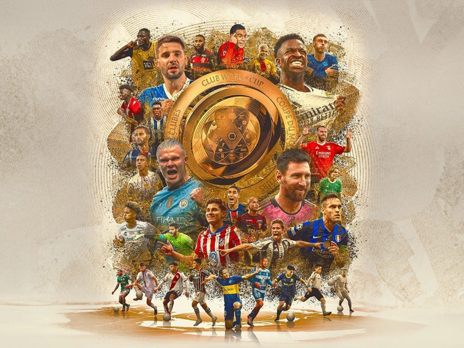 Lionel Messi et cinq autres footballeurs argentins volent la vedette