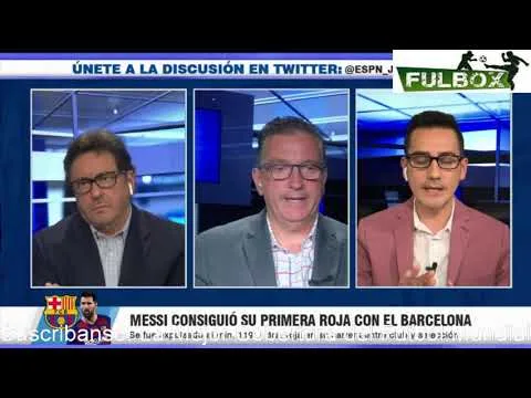 Leo Messi EXPULSADO por PRIMERA vez con Barcelona tras MÁS